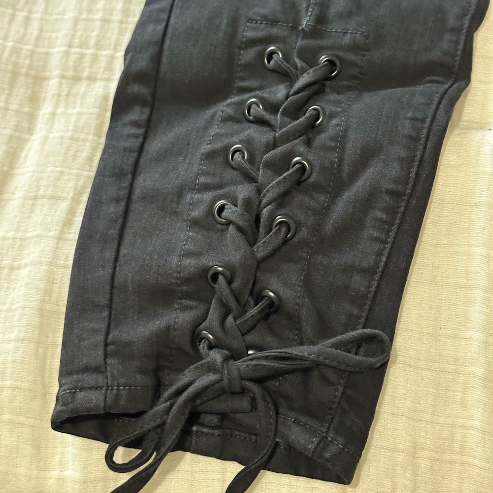 Vince Camuto Black Pants Straight Leg - Picture 7 of 7